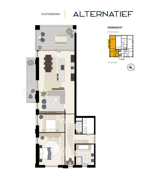 2241002 Residentie de Noord   Plattegronden   Type L1 alternatief