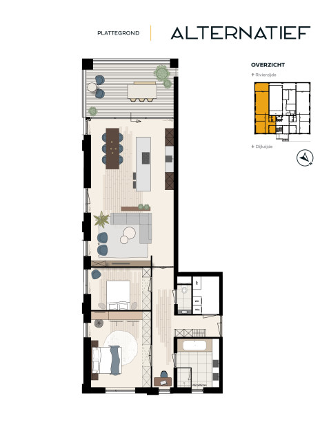 2241002 Residentie de Noord   Plattegronden   Type L2 alternatief