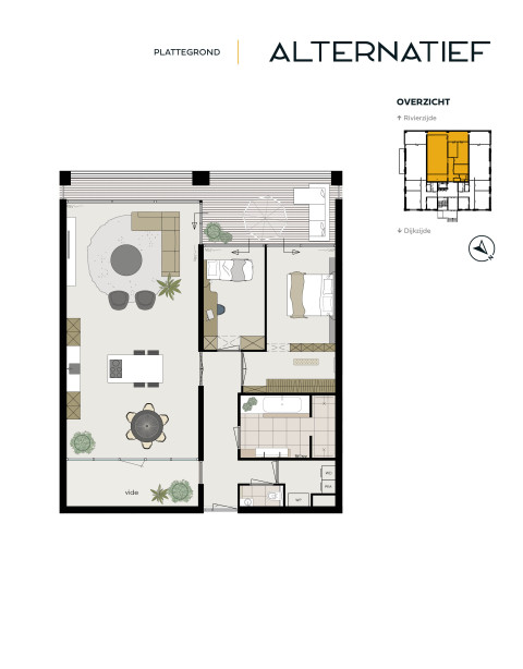 2241002 Residentie de Noord   Plattegronden   Type M1 alternatief